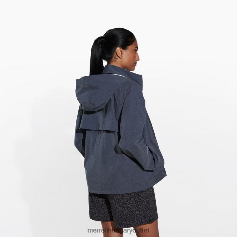 nők Merrell fekete hanga alpesi csomagolható esőkagyló ruhák H06N01183