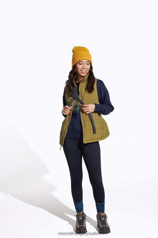 nők Merrell martini olíva terep szigetelt mellény ruhák H06N01313