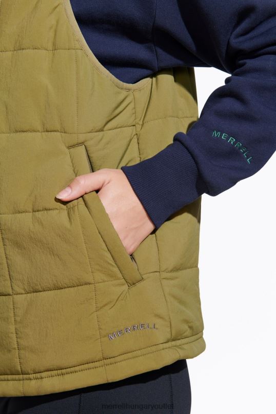 nők Merrell martini olíva terep szigetelt mellény ruhák H06N01313