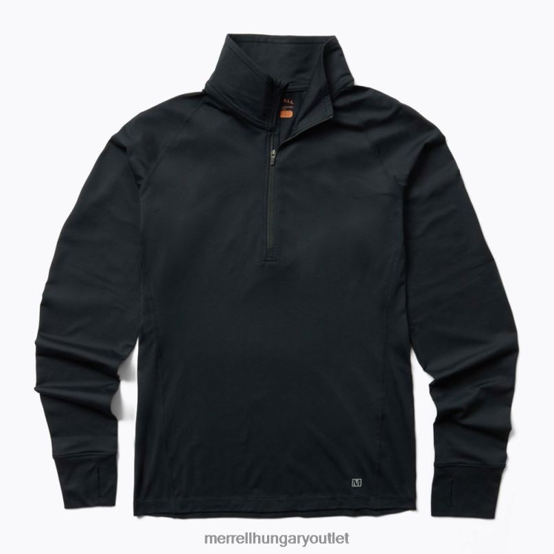 nők Merrell fekete nyomvonal futó középréteg ruhák H06N01334