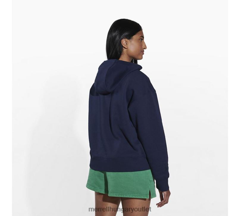 nők Merrell haditengerészet ócska pulóver kapucnis ruhák H06N01240