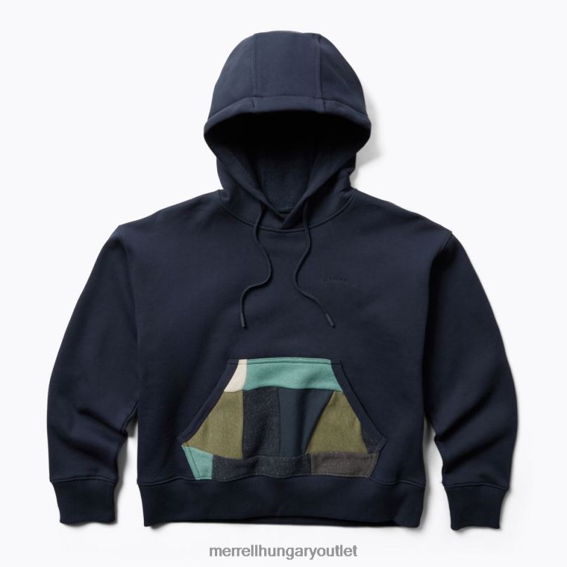 nők Merrell haditengerészet ócska pulóver kapucnis ruhák H06N01240