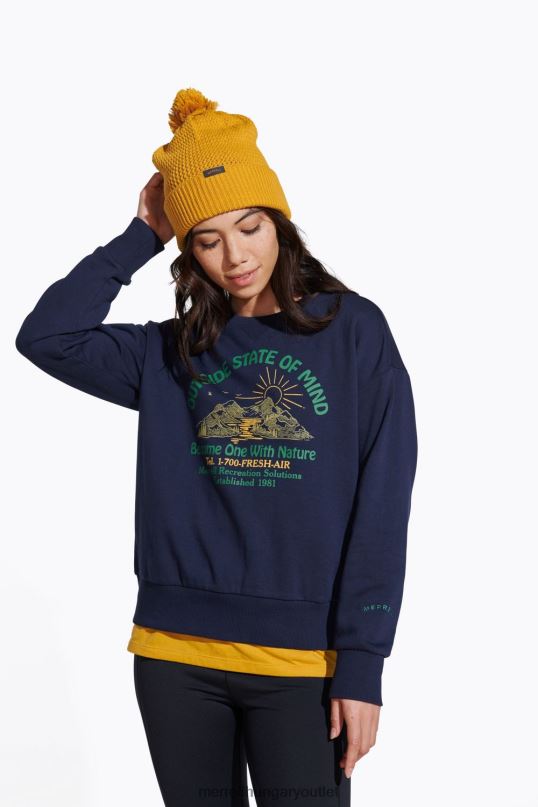 nők Merrell haditengerészet lelkiállapoton kívüli legénység ruhák H06N01153