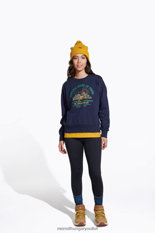 nők Merrell haditengerészet lelkiállapoton kívüli legénység ruhák H06N01153