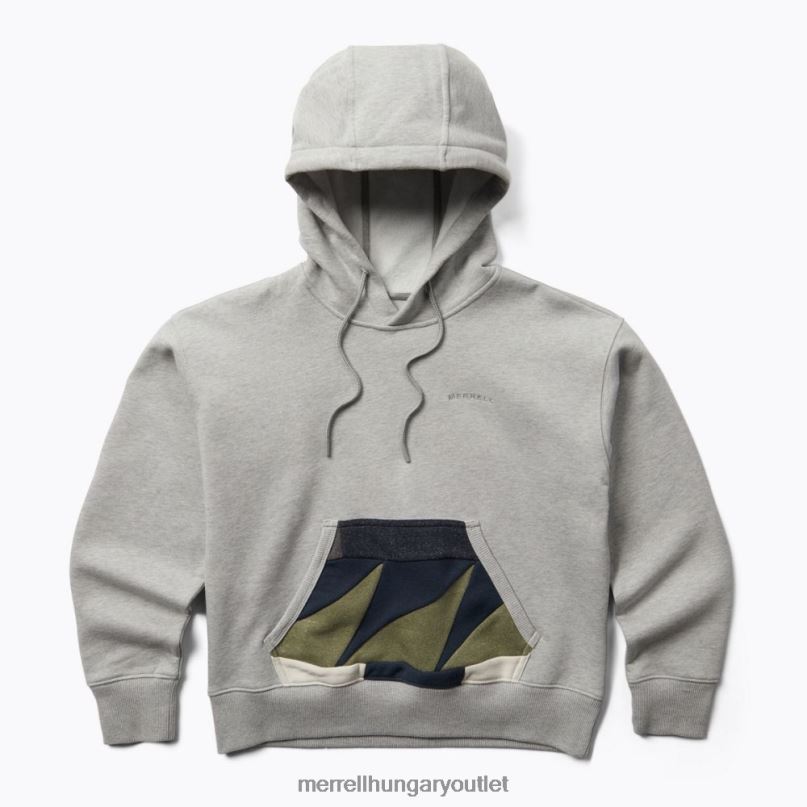 nők Merrell szürke hanga ócska pulóver kapucnis ruhák H06N01241
