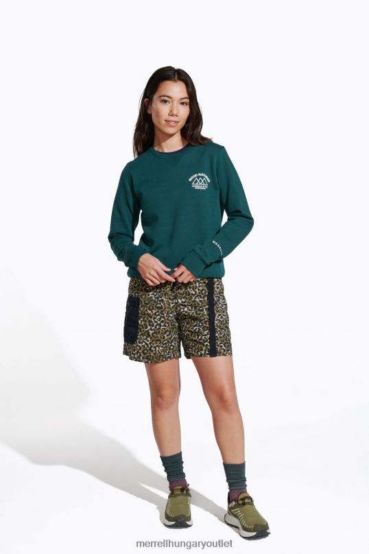 nők Merrell tengeri moha jó természetű gyapjú legénynyak ruhák H06N01231